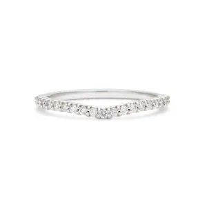 Hayley Contoured Diamond Band