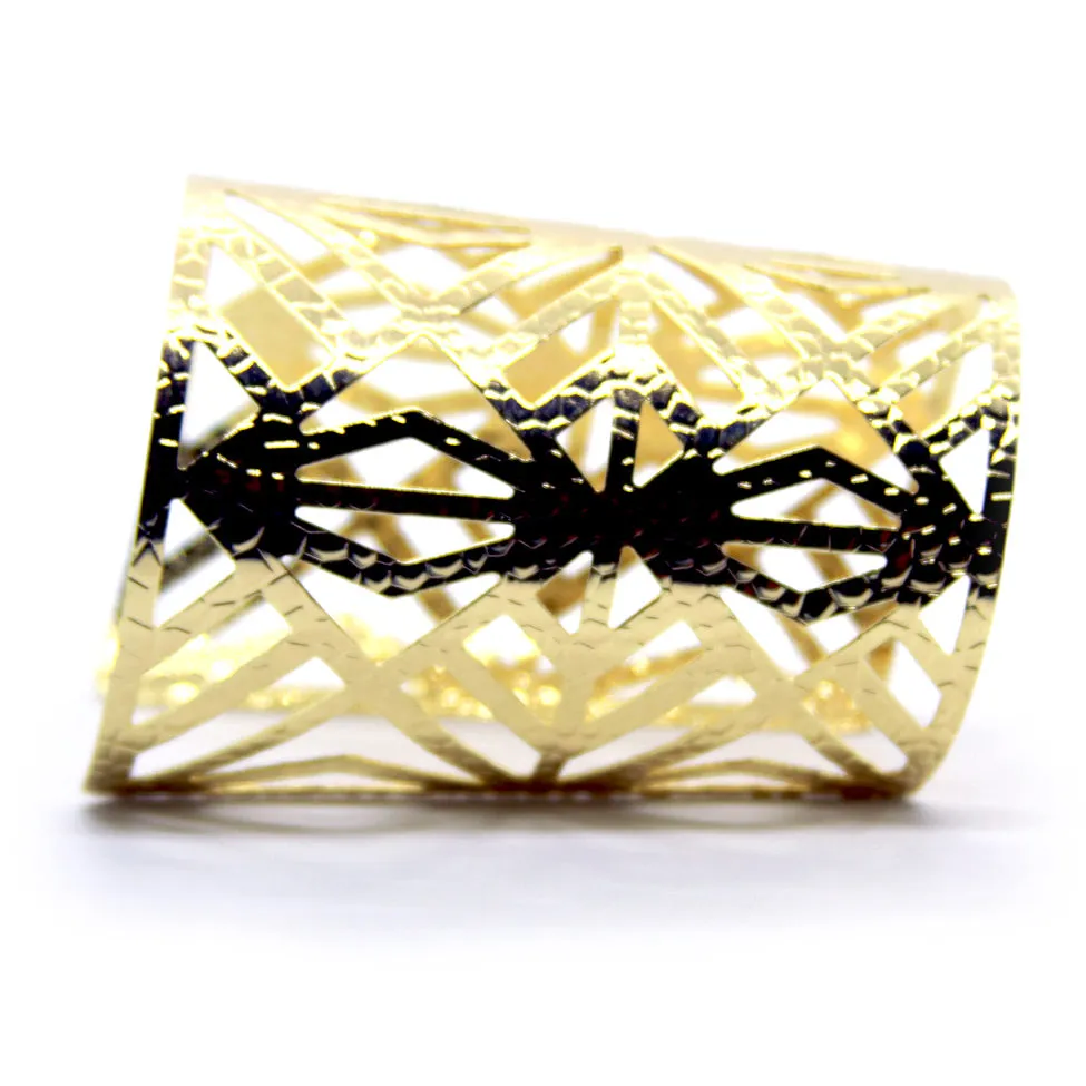 Helios: Hera Filigree Design Cuff Bracelet