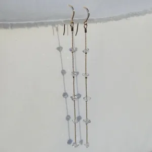 Herkimer Quartz Duster Earrings