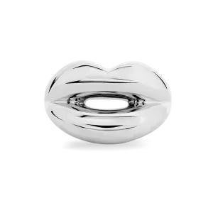 Hotlips Silver Ring- size 7