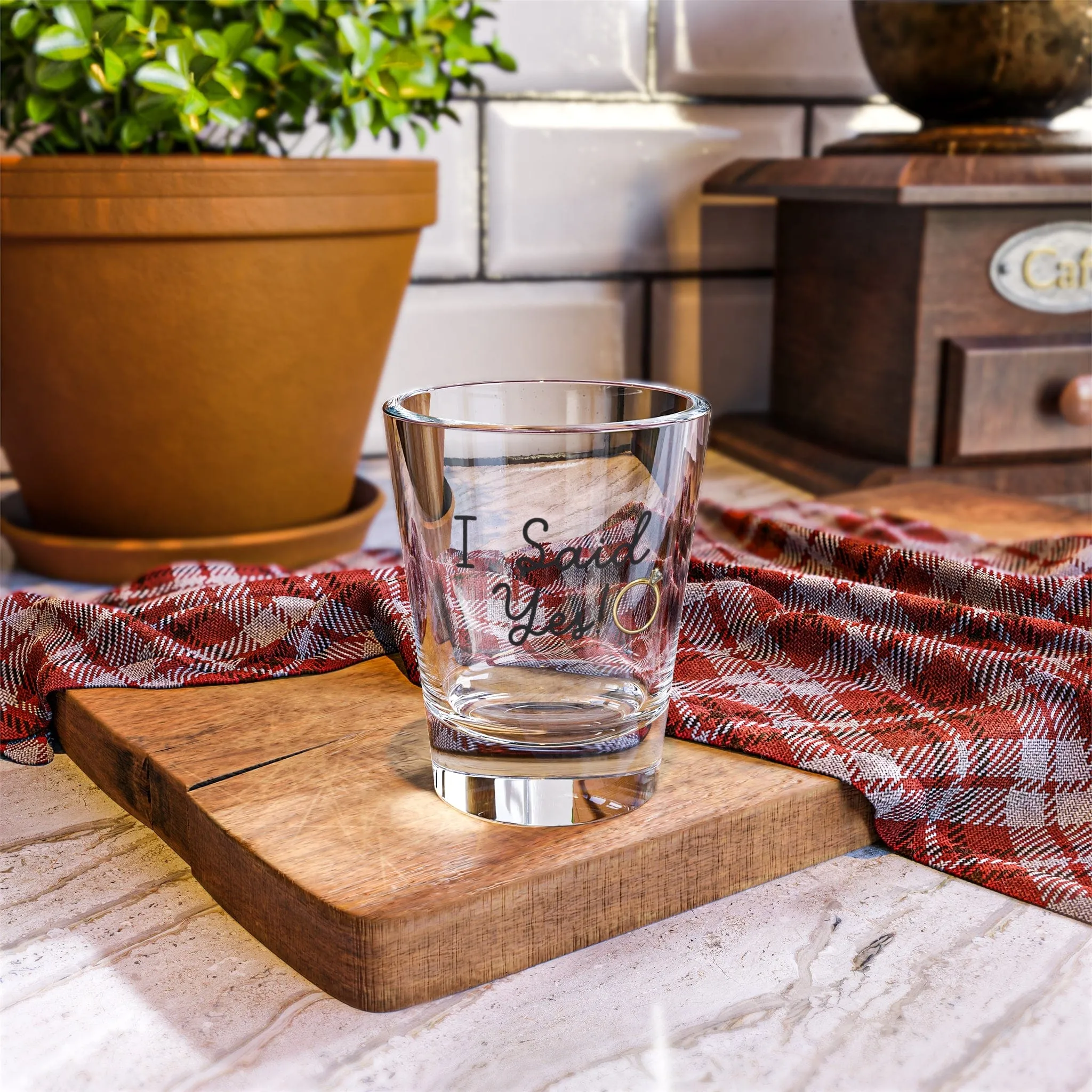 I Said Yes! "Shot Glass, 1.5oz"