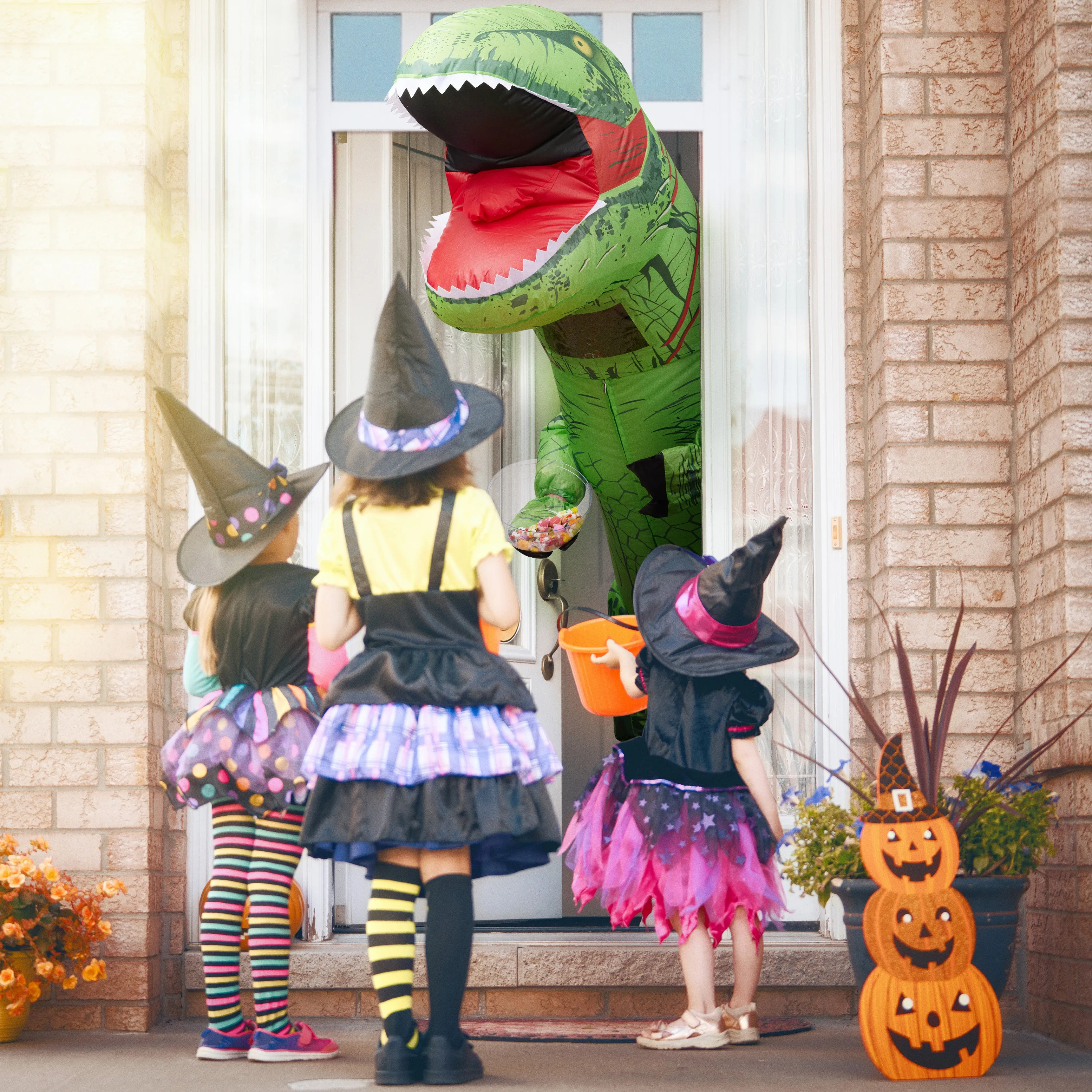 Inflatable T-Rex Costume