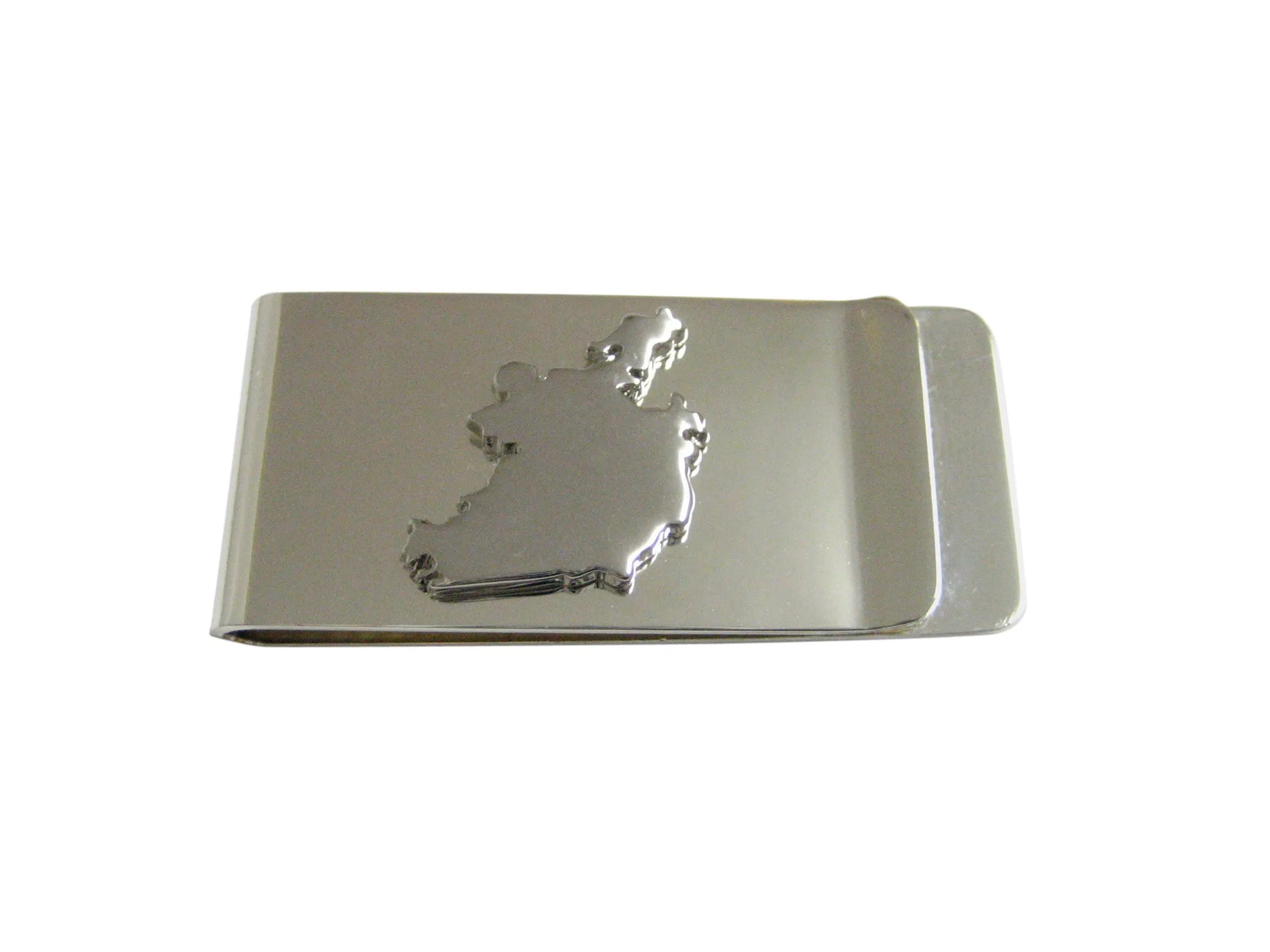 Ireland Map Shape Money Clip