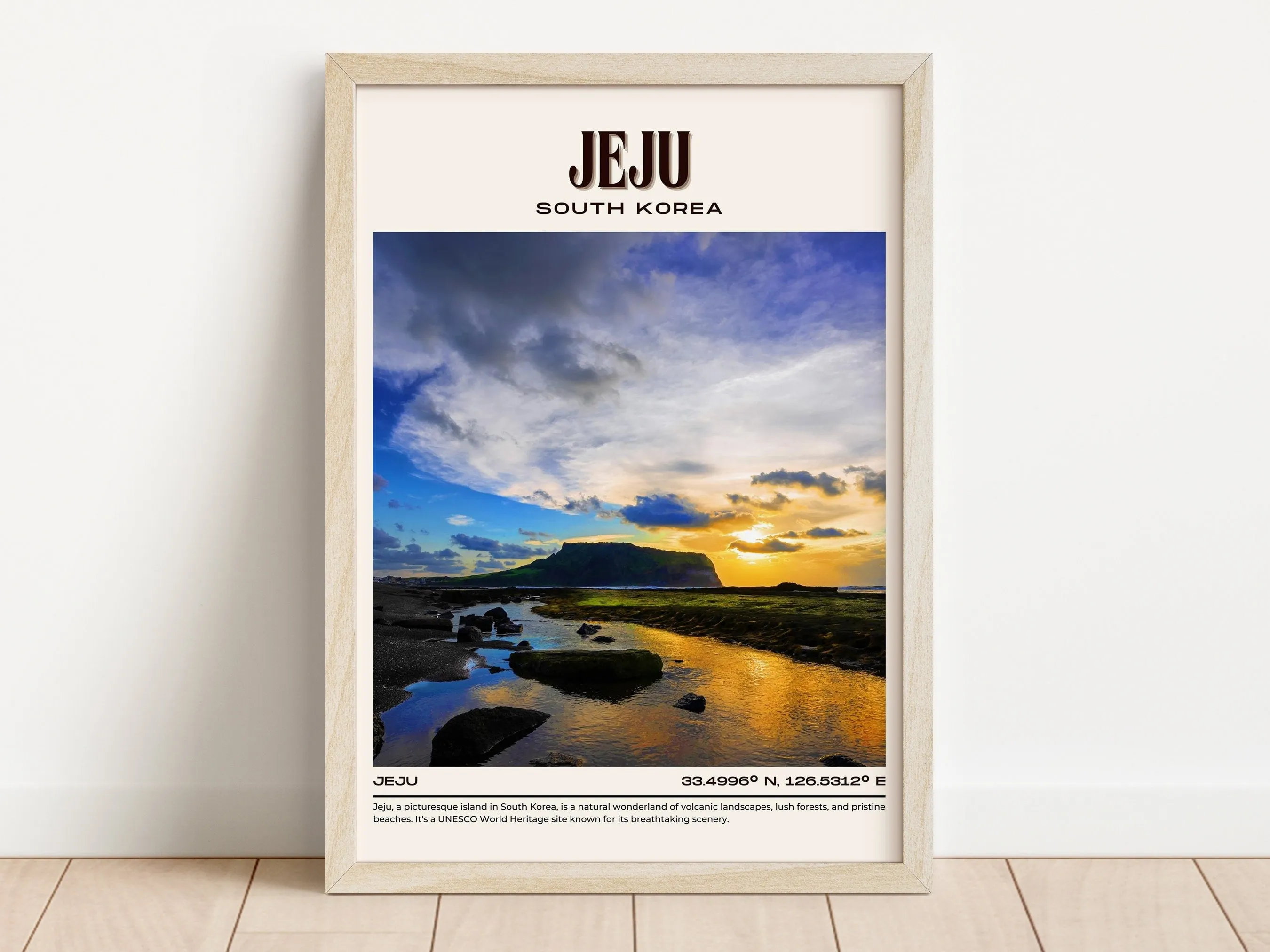 Jeju Vintage Wall Art, South Korea