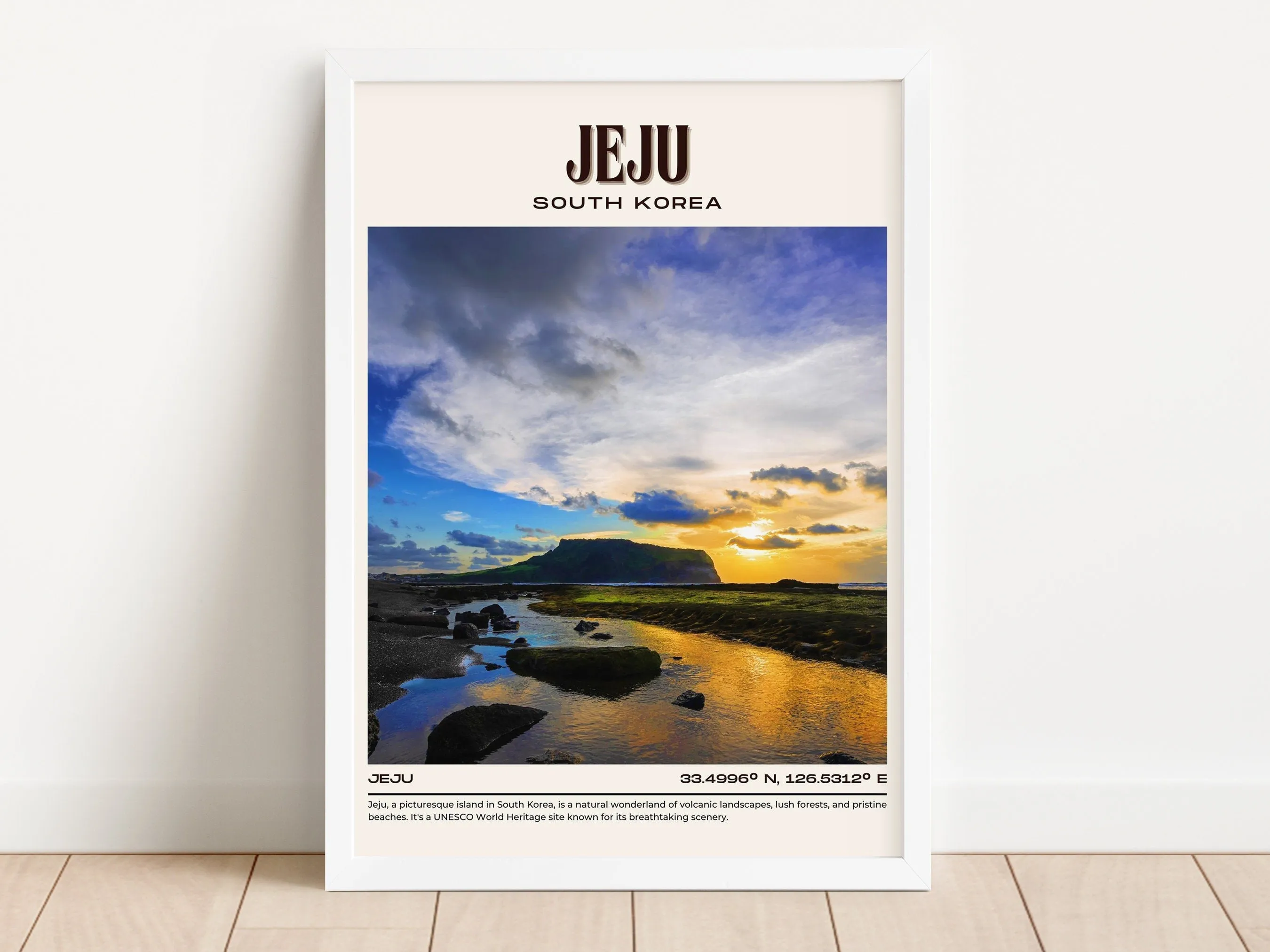 Jeju Vintage Wall Art, South Korea