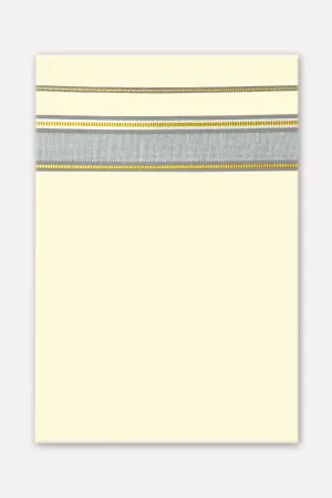 Jivanaa Kora - Double Layered Dhoti With Fancy Borders For Men (Assorted Border & Colors) | Uathayam
