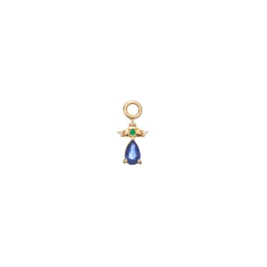 Jubilee Party Hat Charm In Blue Sapphire