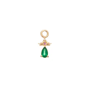 Jubilee Party Hat Charm In Emerald