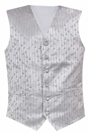 Kids Patterned V Neck Waistcoat