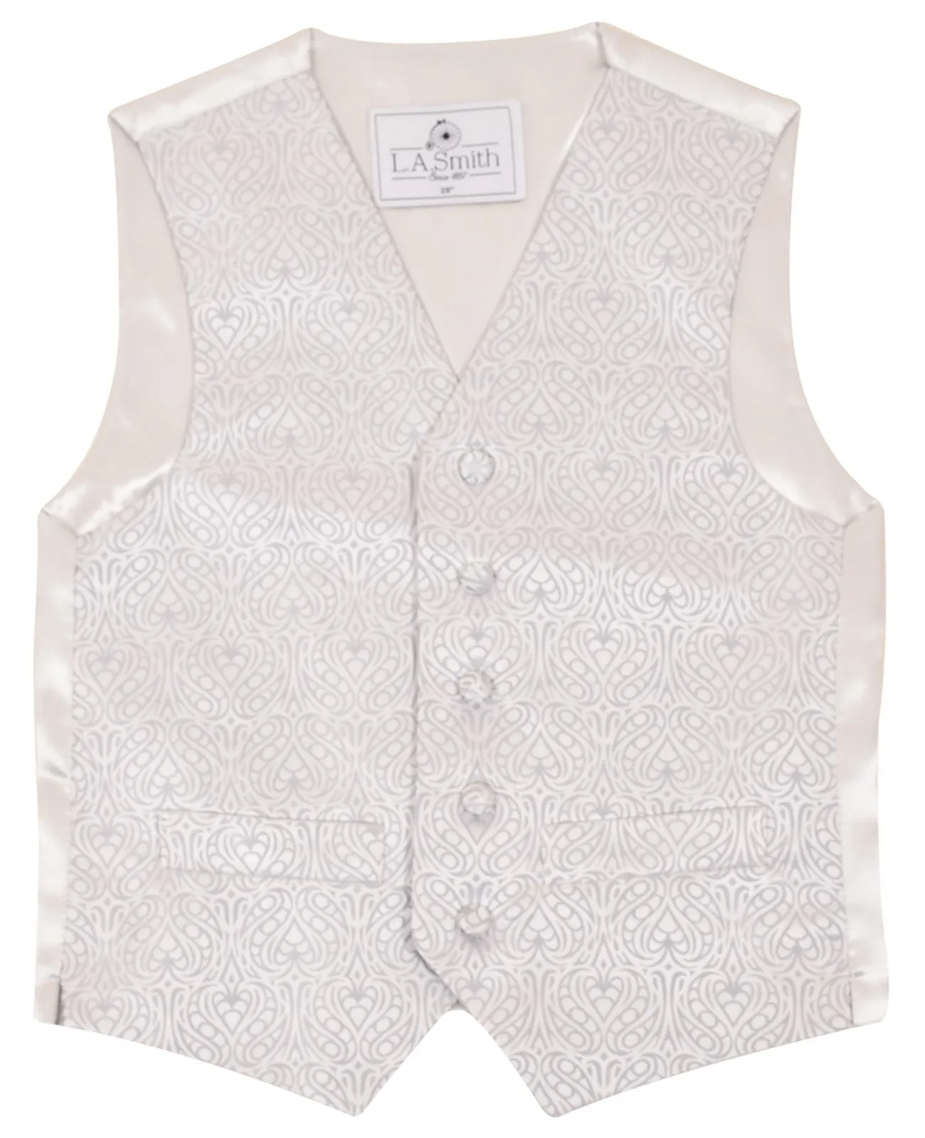 Kids Patterned V Neck Waistcoat
