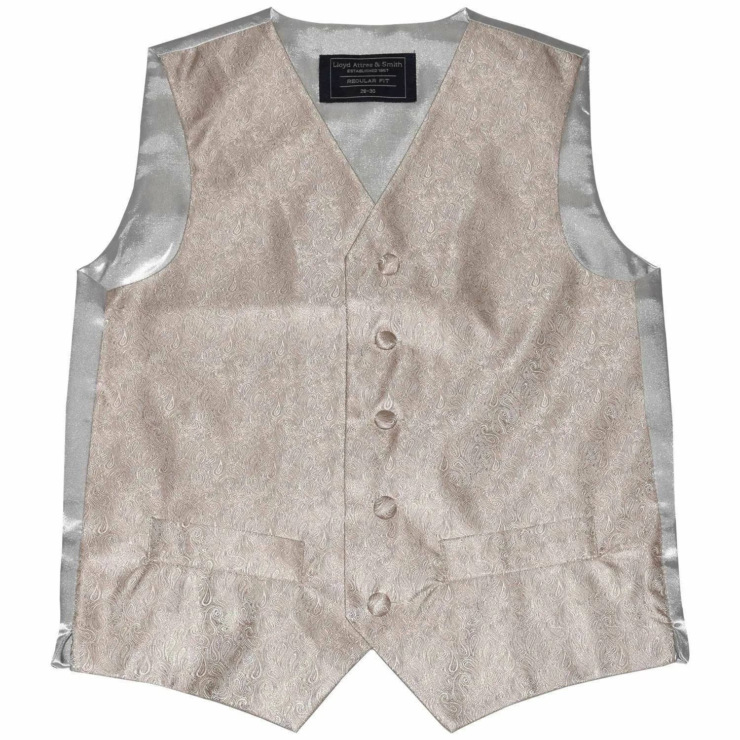 Kids Patterned V Neck Waistcoat