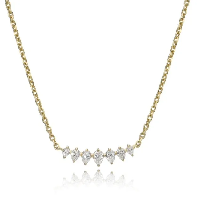 La Princesse Grande - Pear Shaped Diamond Necklace