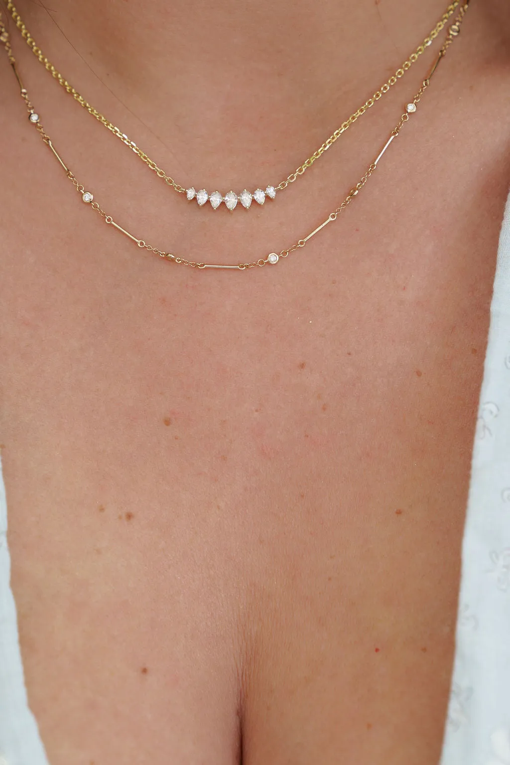 La Princesse Grande - Pear Shaped Diamond Necklace