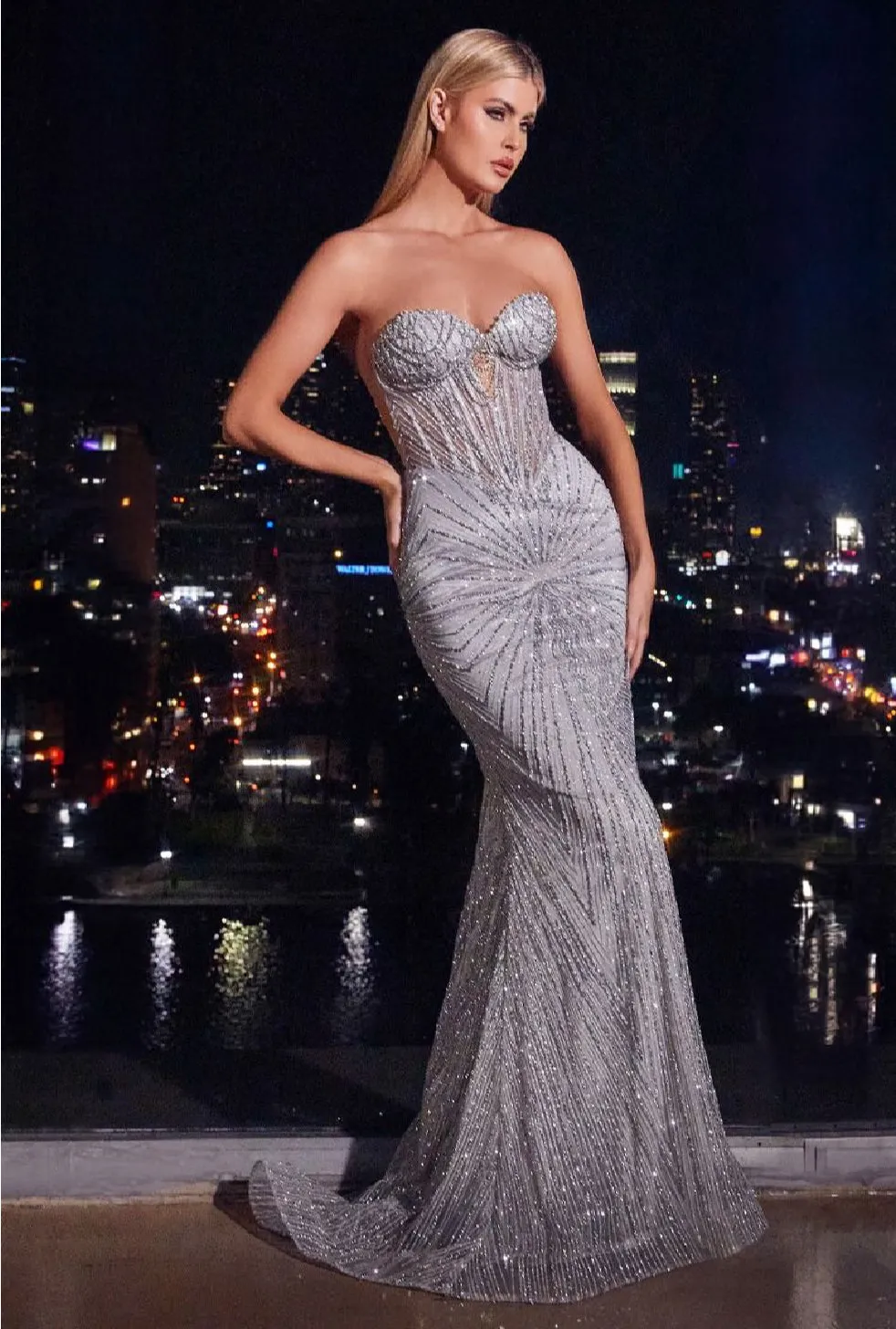 LaDivine by Cinderella Divine Evening Gown J871