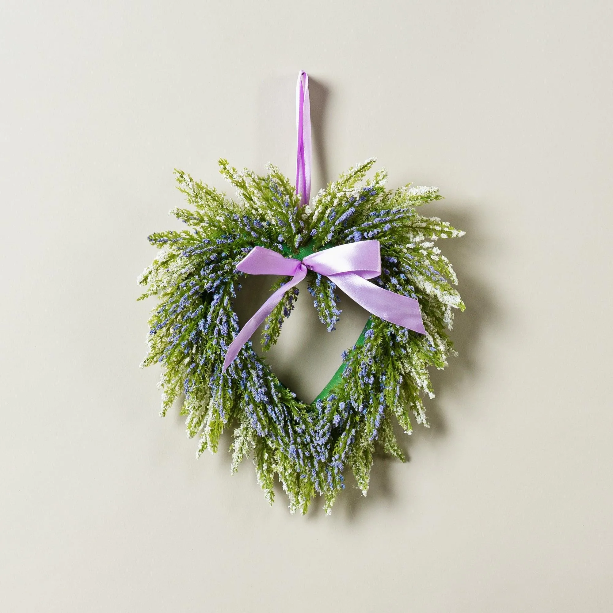 Lavender Twig Heart Wreath (Set of 2)