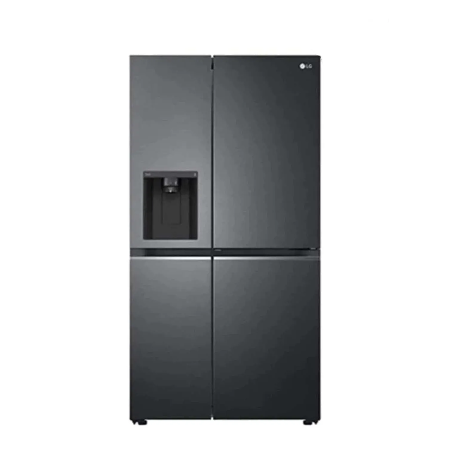 LG 611Lt Matte Black Side by Side Refrigerator GC-J257SQKS