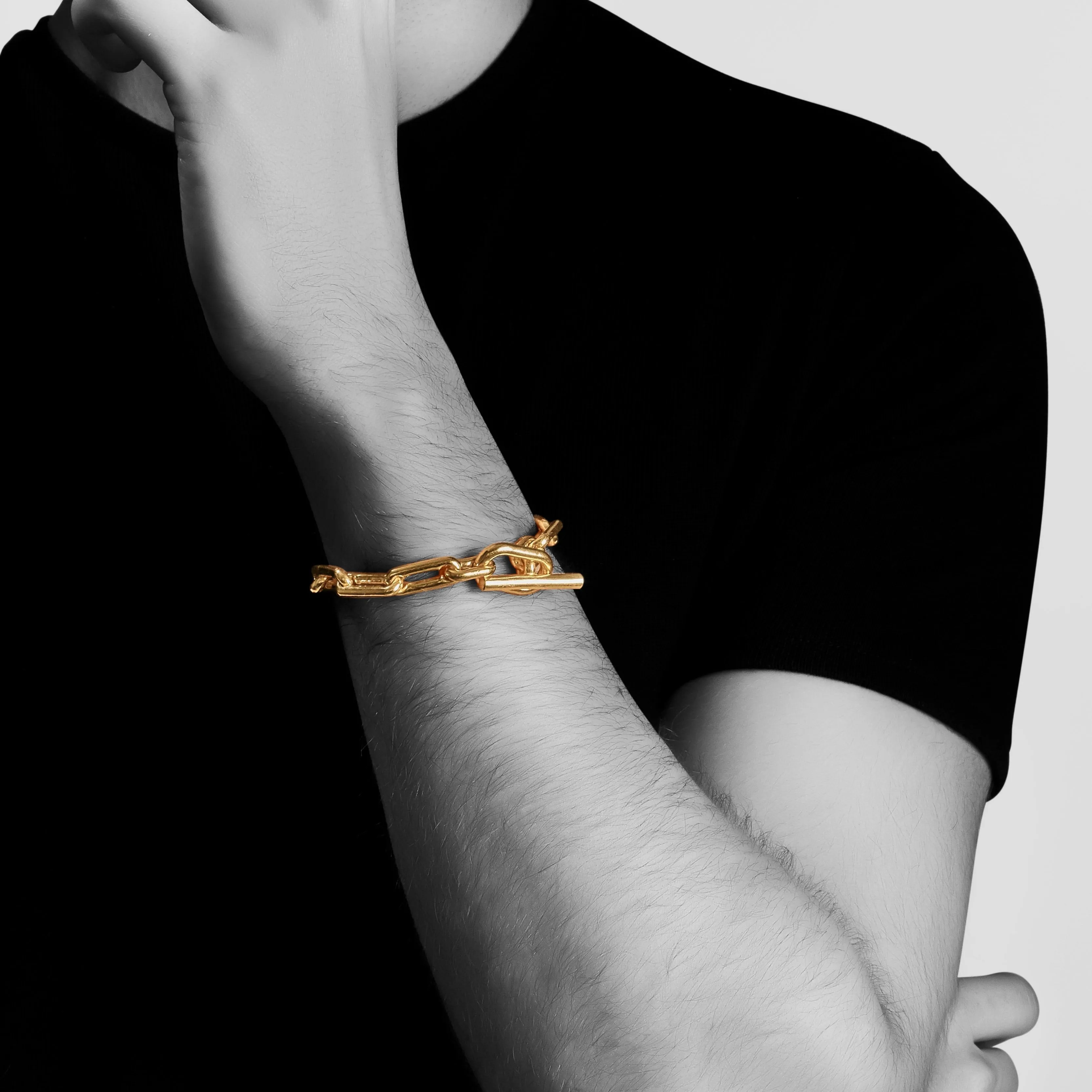 Linear Link Chain Bracelet