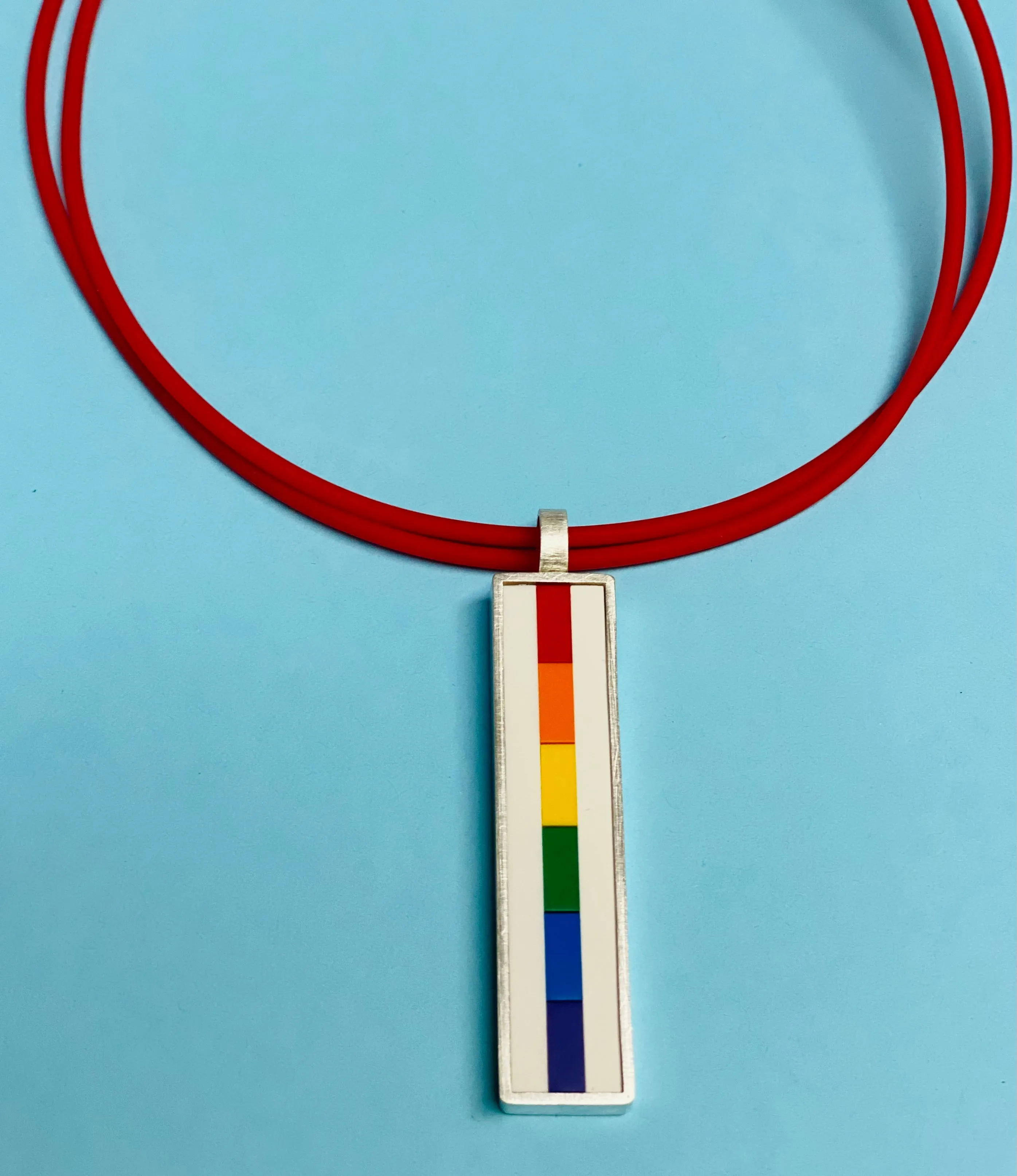 Linear Rainbow Pendant