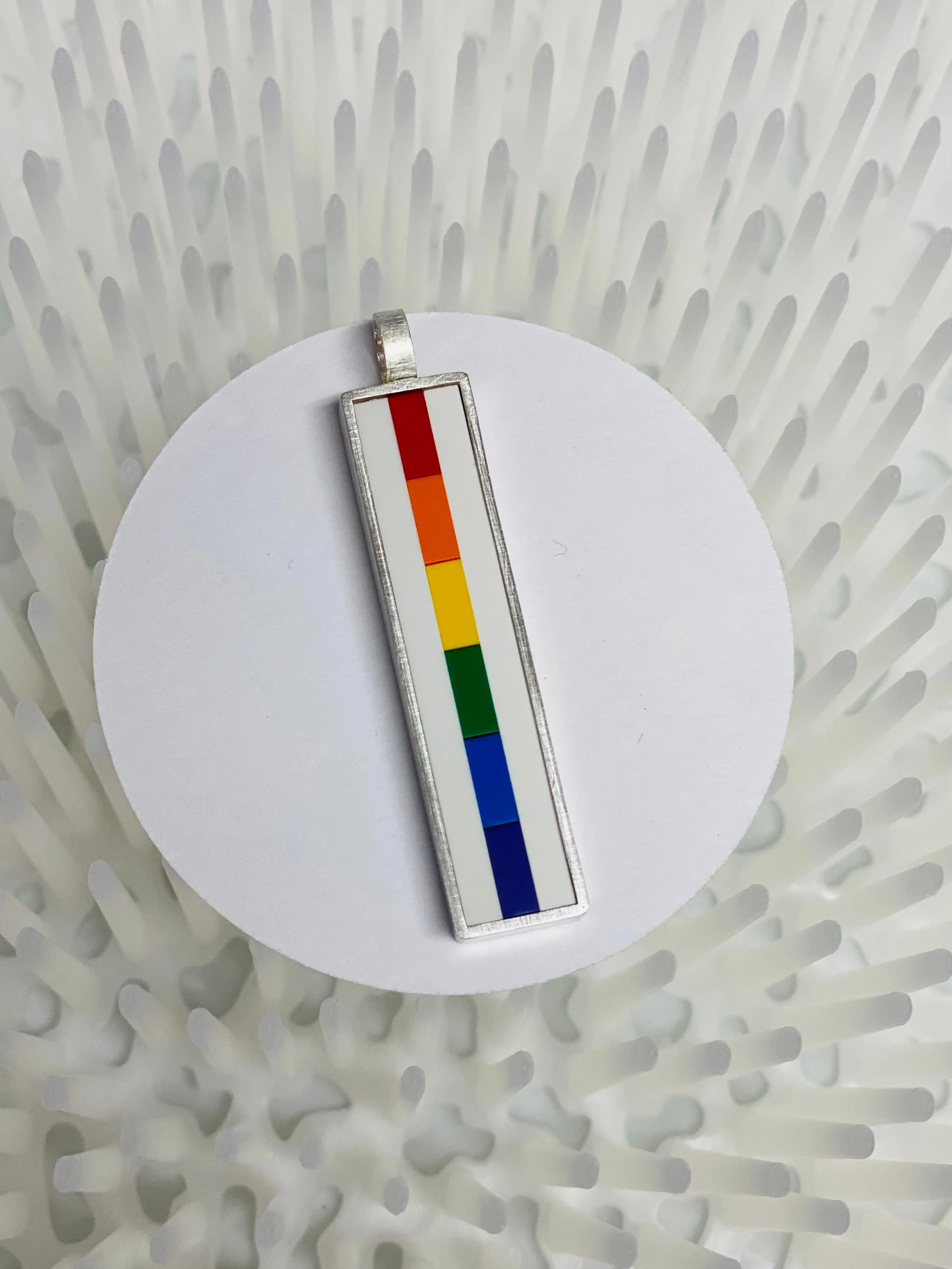 Linear Rainbow Pendant