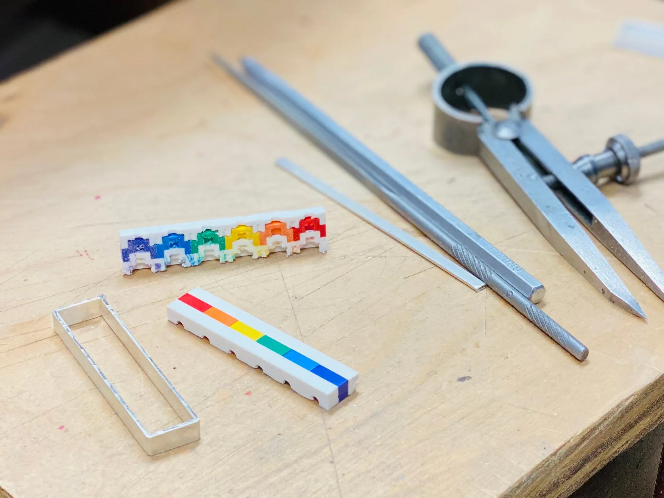 Linear Rainbow Pendant