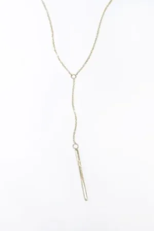 Linear Y Necklace
