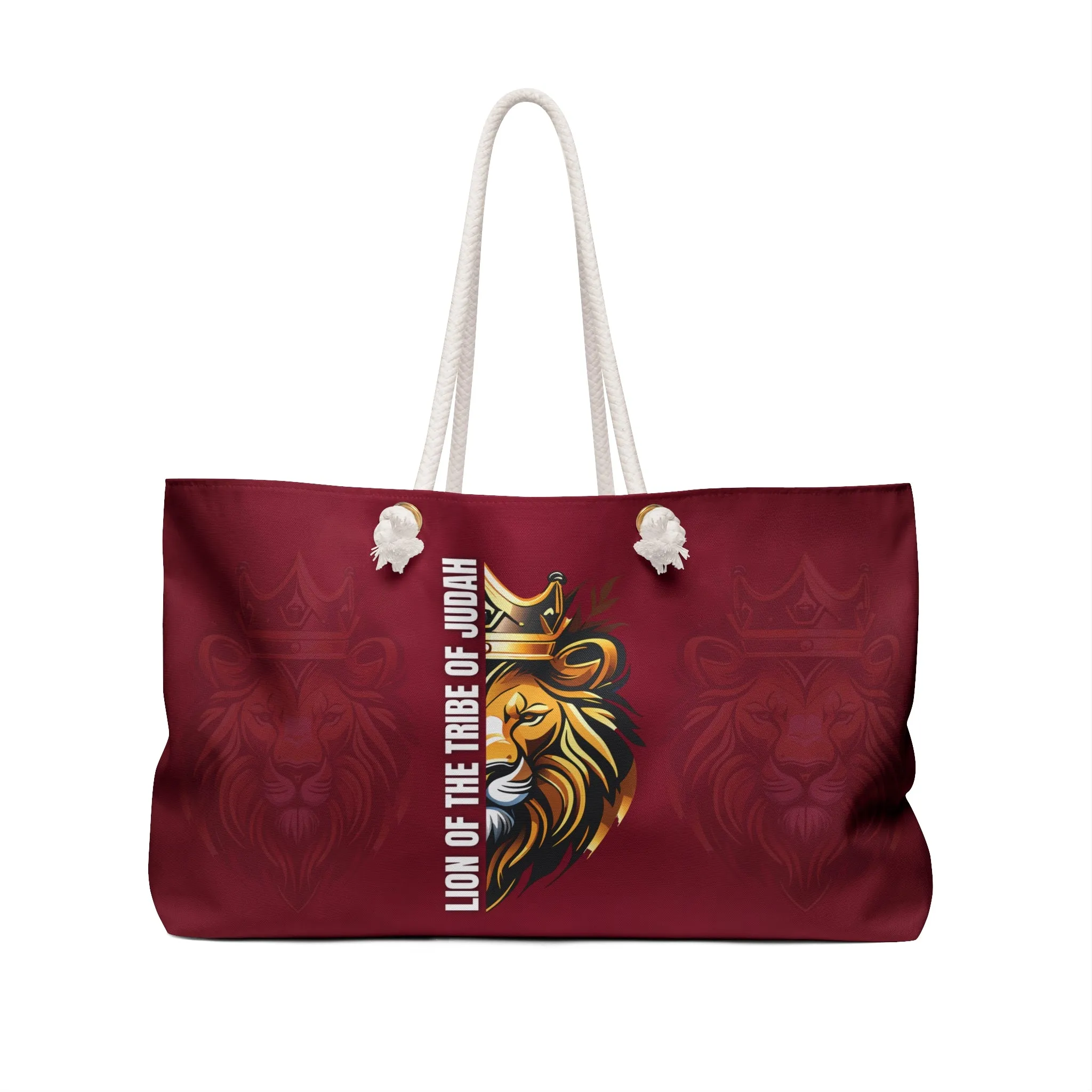 Lion of the Tribe of Judah Weekender Bag