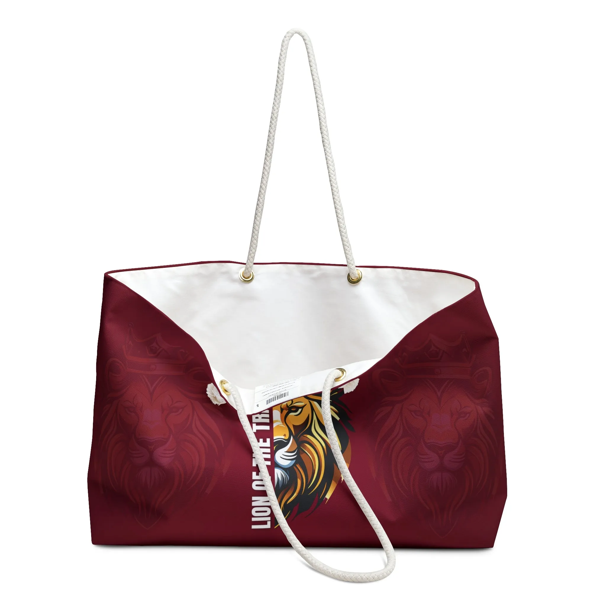 Lion of the Tribe of Judah Weekender Bag