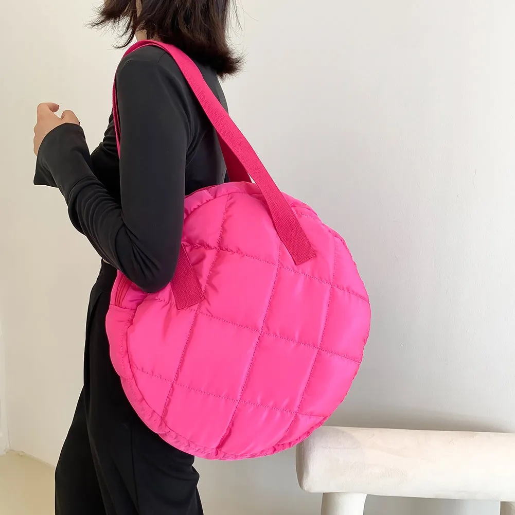 Luxe Lattice Patterned Womens Tote