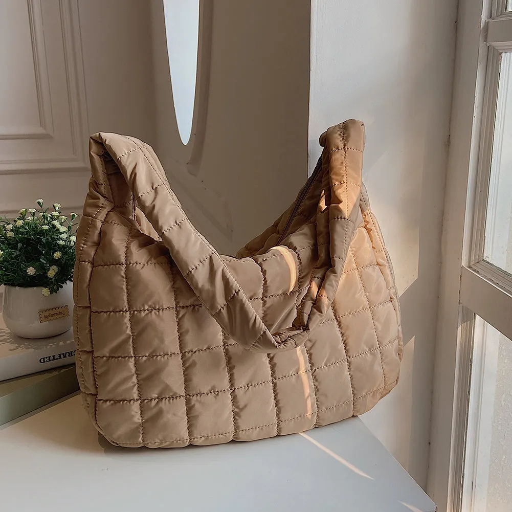 Luxe Lattice Patterned Womens Tote
