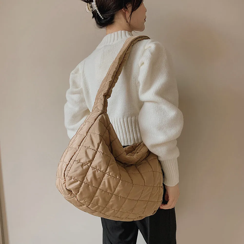 Luxe Lattice Patterned Womens Tote