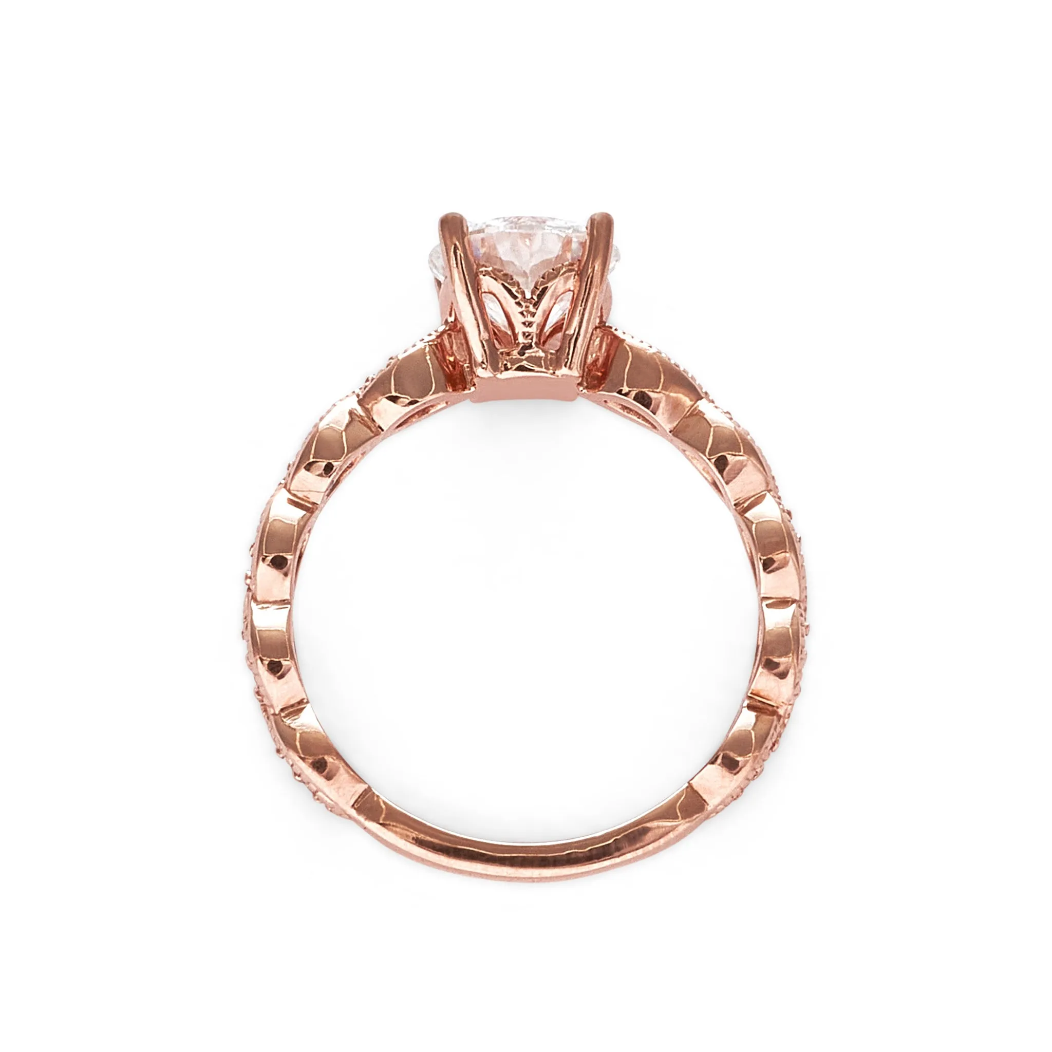 Mackenzie Moissanite Engagement Ring