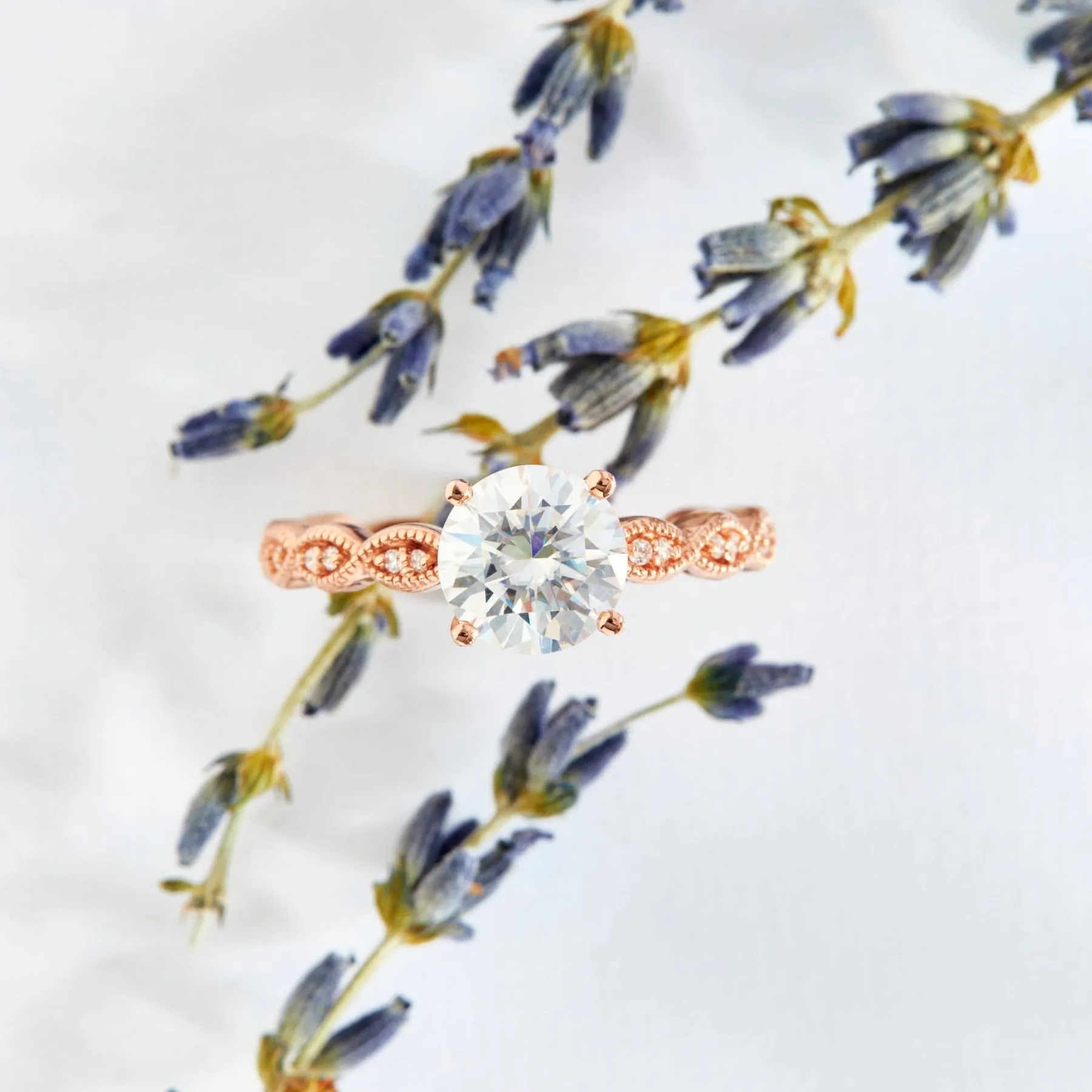 Mackenzie Moissanite Engagement Ring
