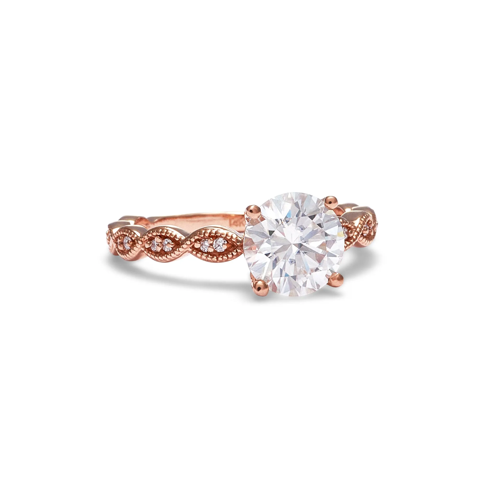 Mackenzie Moissanite Engagement Ring