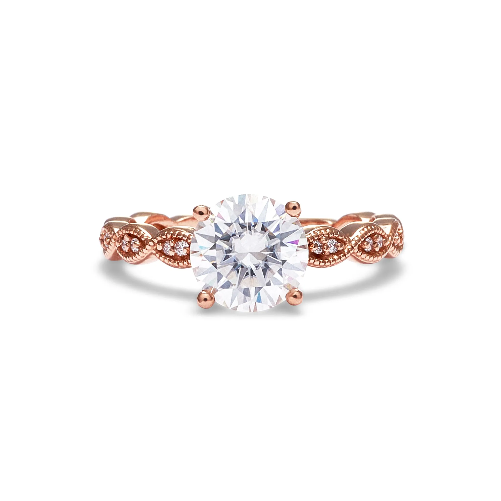 Mackenzie Moissanite Engagement Ring
