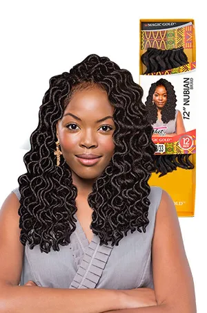 MAGIC GOLD NUBIAN BRAID 12"