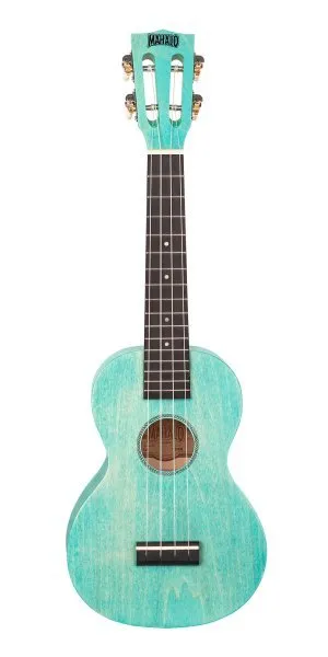 Mahalo Island Series Concert Ukulele, Acqua Blue