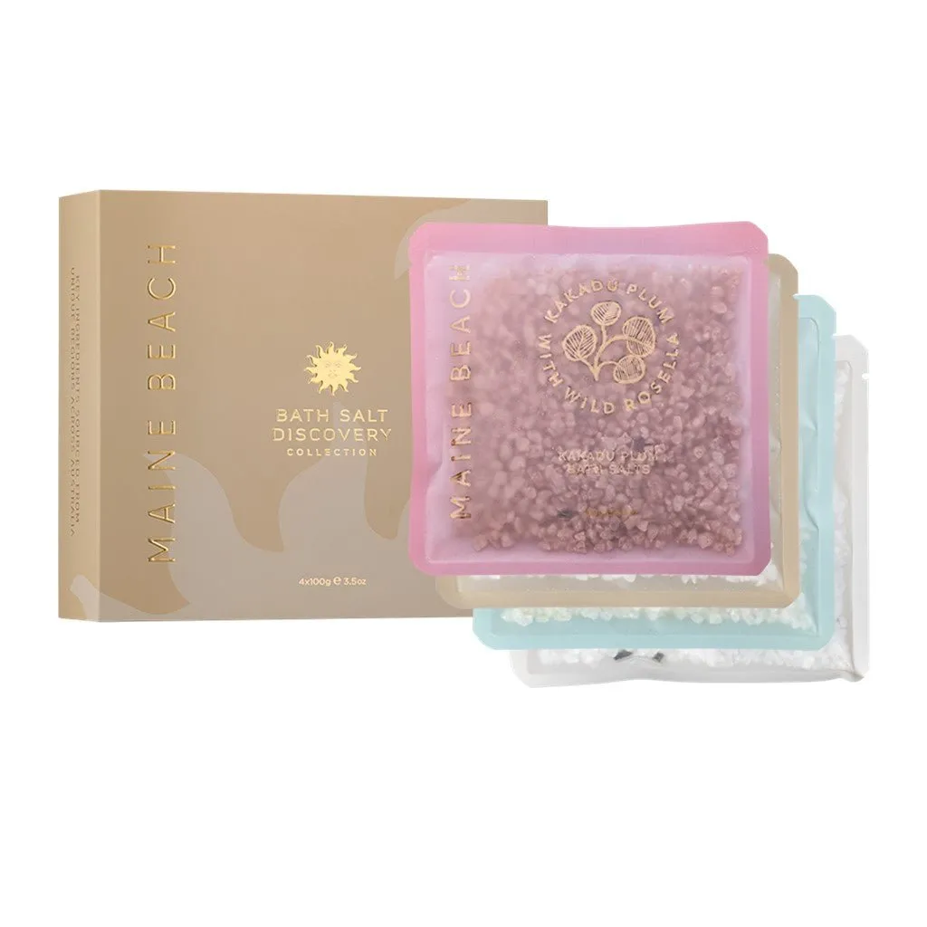Maine Beach - Bath Salt Discovery Collection - 4x100g