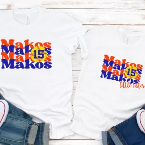 Makos Retro Ball Tee (BB or SB)