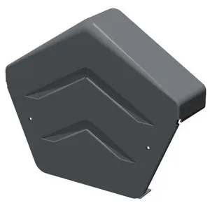 Manthorpe Linear SmartVerge PVCu Angled Ridge End Caps - GDV-END-A