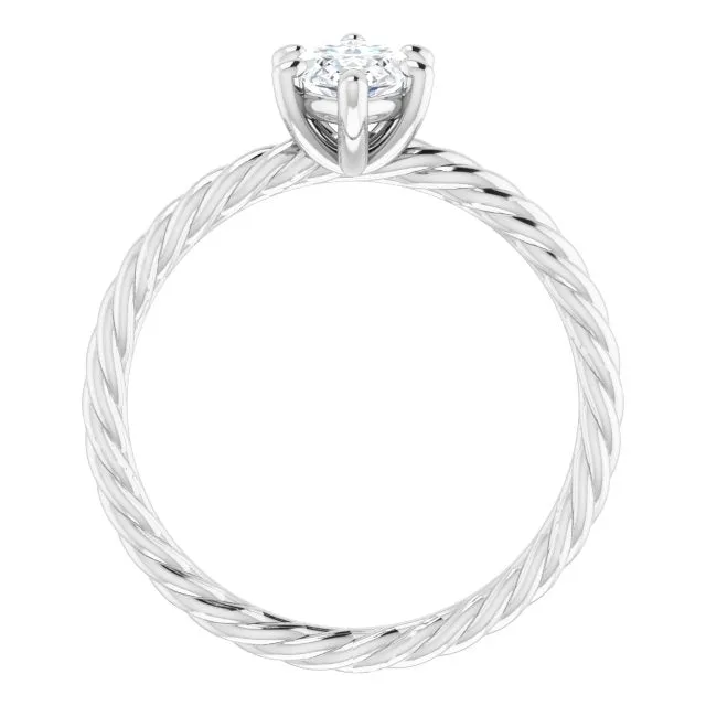 Marquise Diamond Solitaire Engagement Ring
