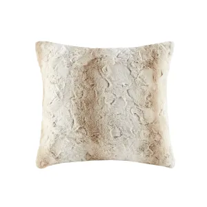 Marselle Faux Fur Square Pillow Sand