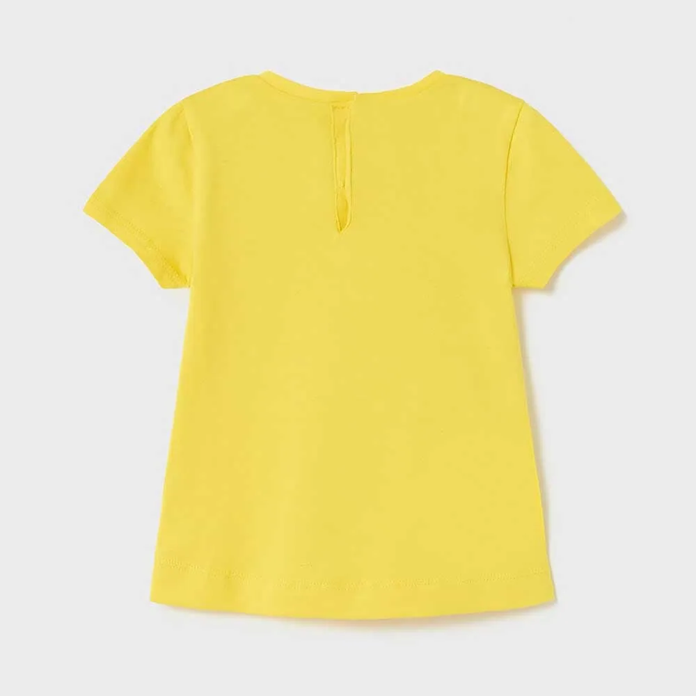 Mayoral Baby Girl Bunny Hammock Tee - Mimosa