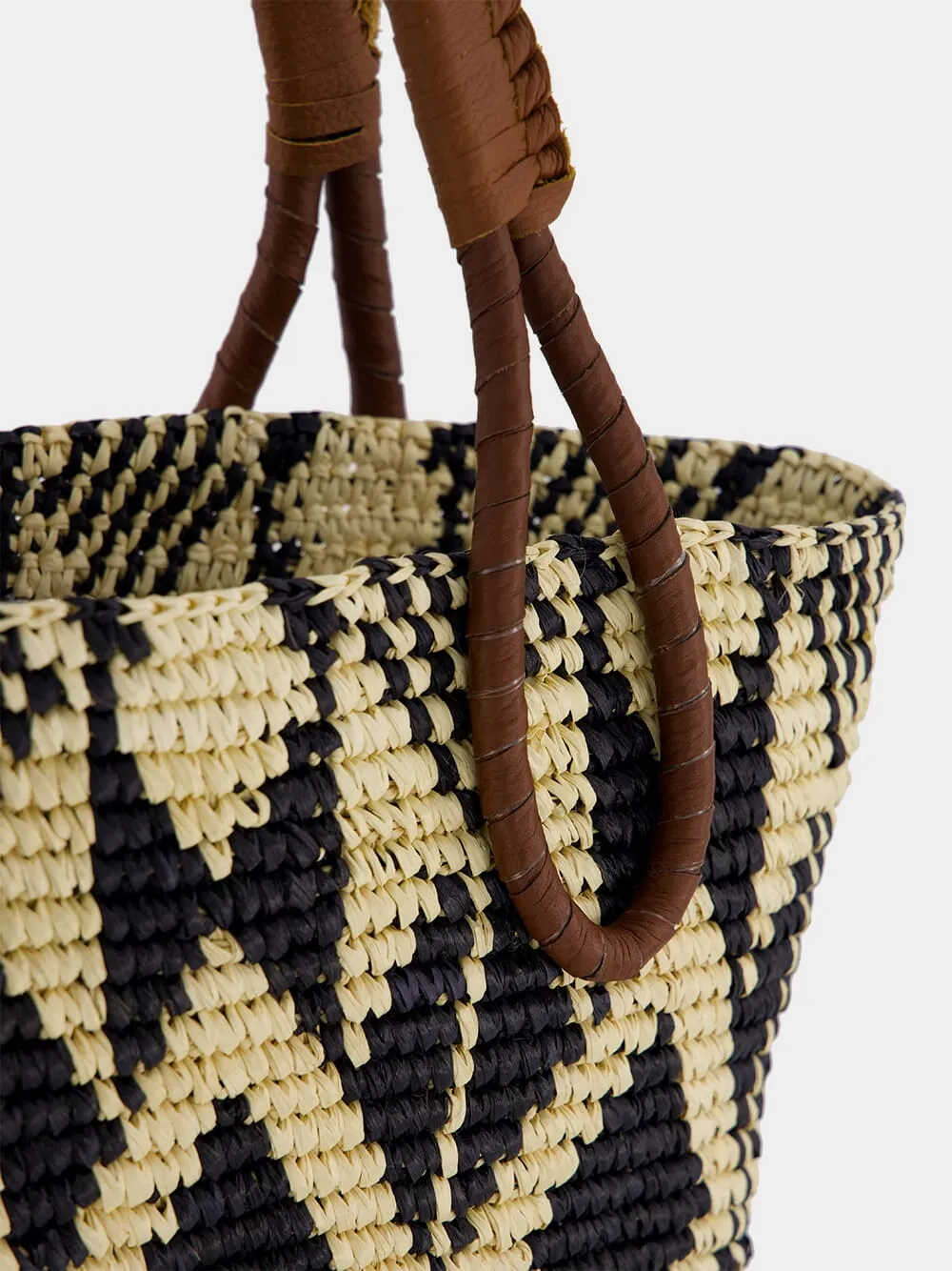 Medium Oval Patterned Bag