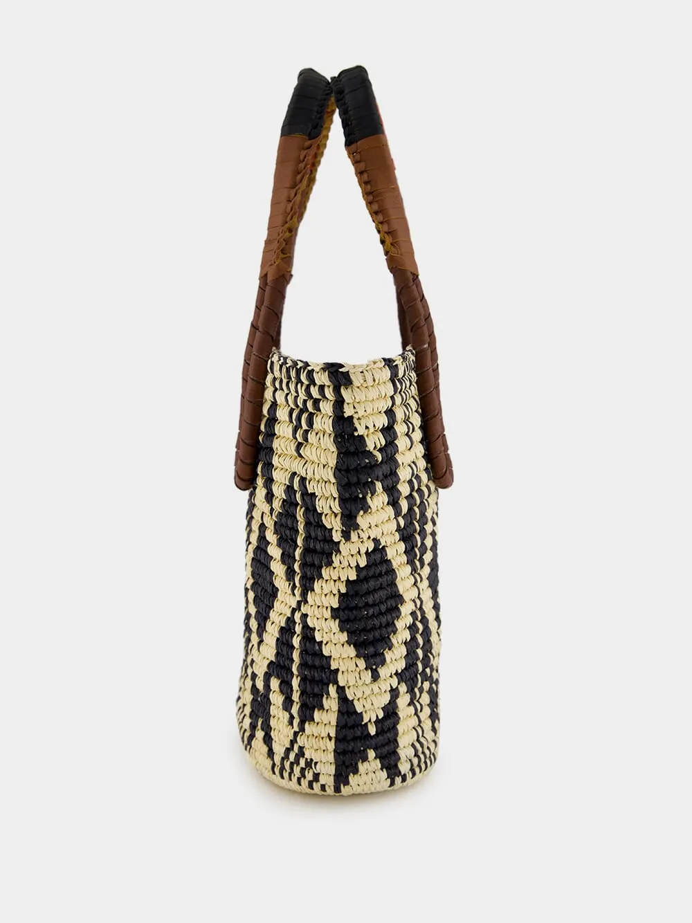 Medium Oval Patterned Bag