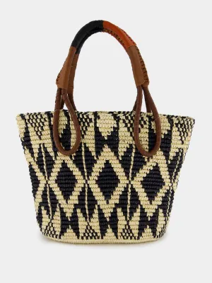 Medium Oval Patterned Bag