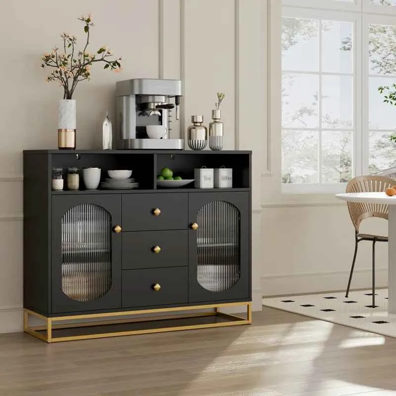 Menifee 2-Door Sideboard With 3 Drawers