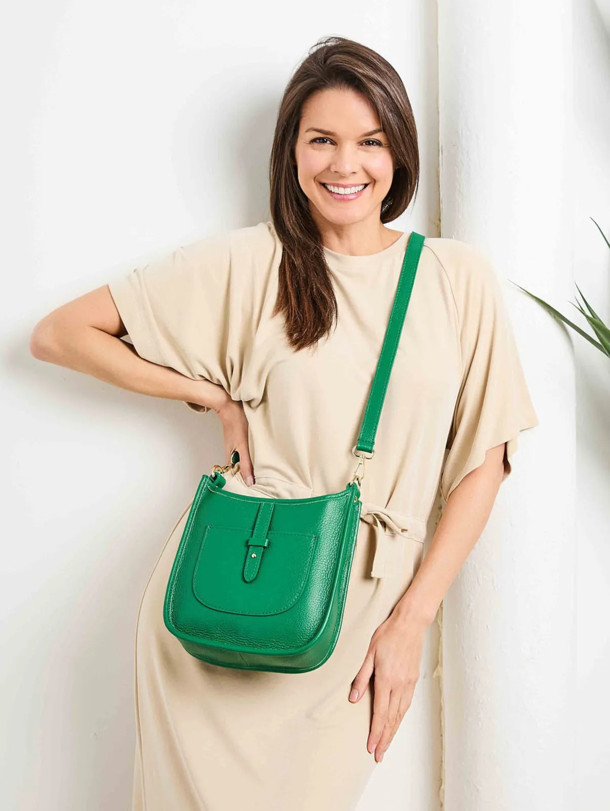 Messenger Bag - Emerald Green