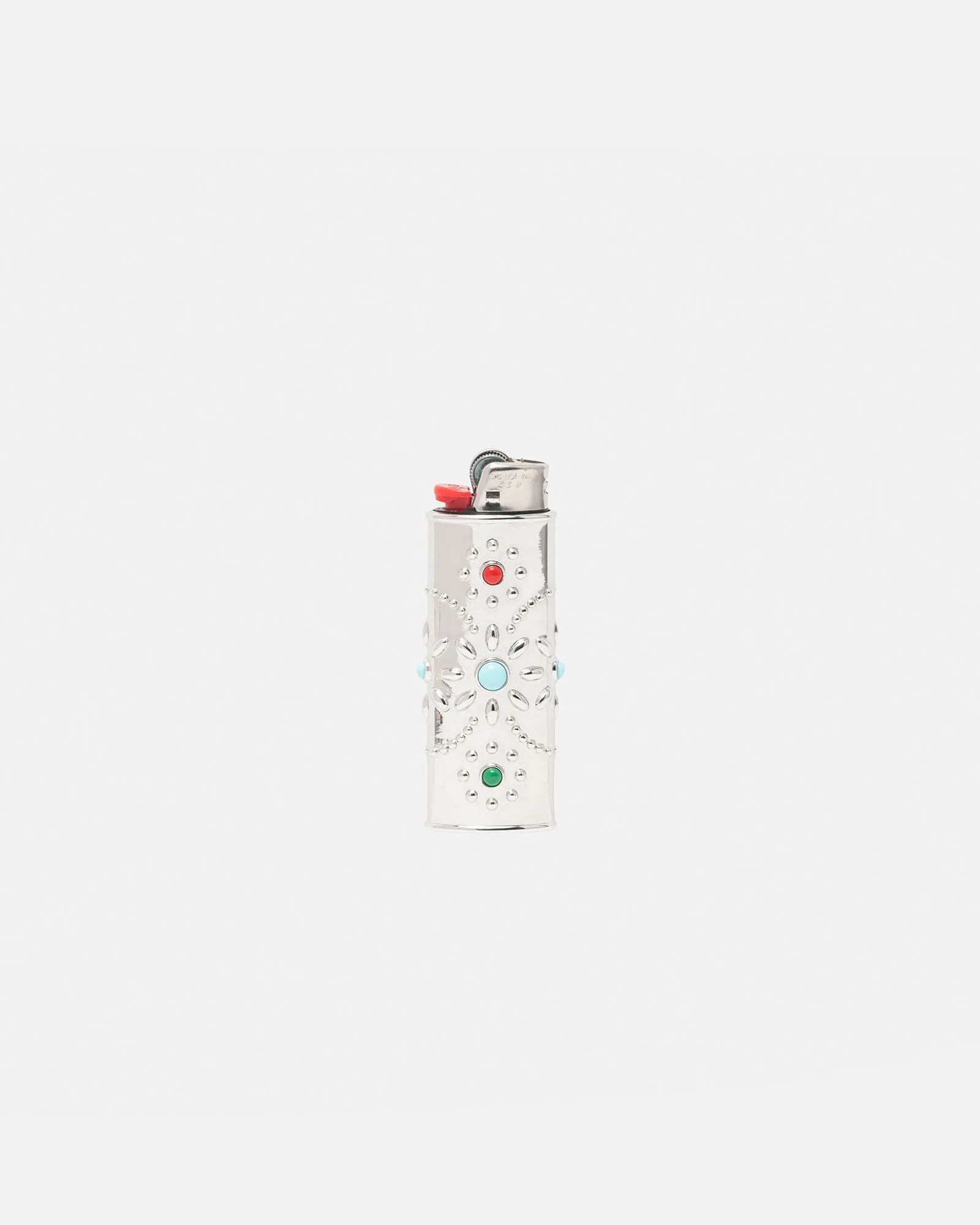 METAL BEJEWELED LIGHTER CASE