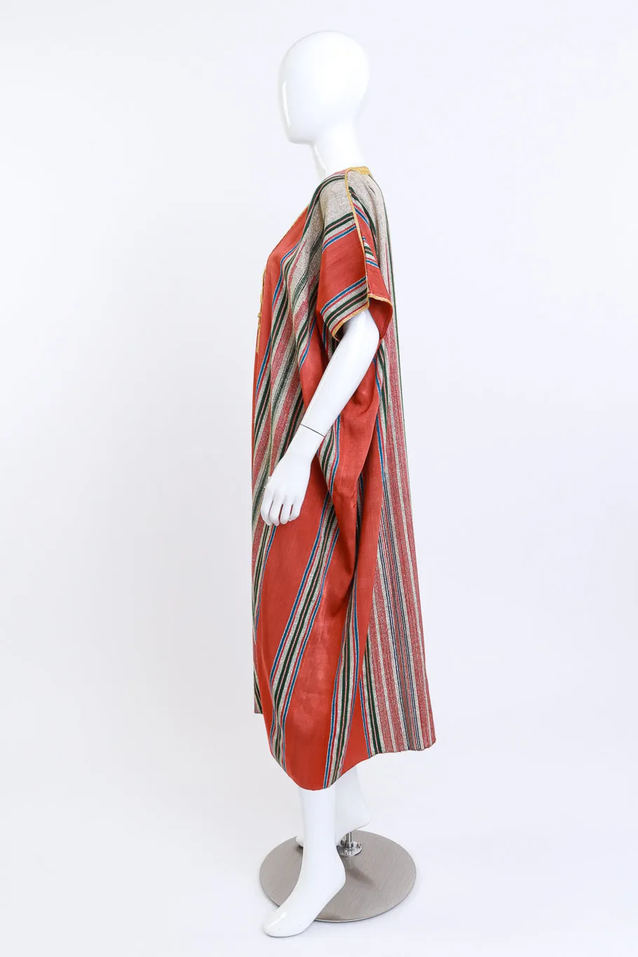 Metallic Stripe Caftan