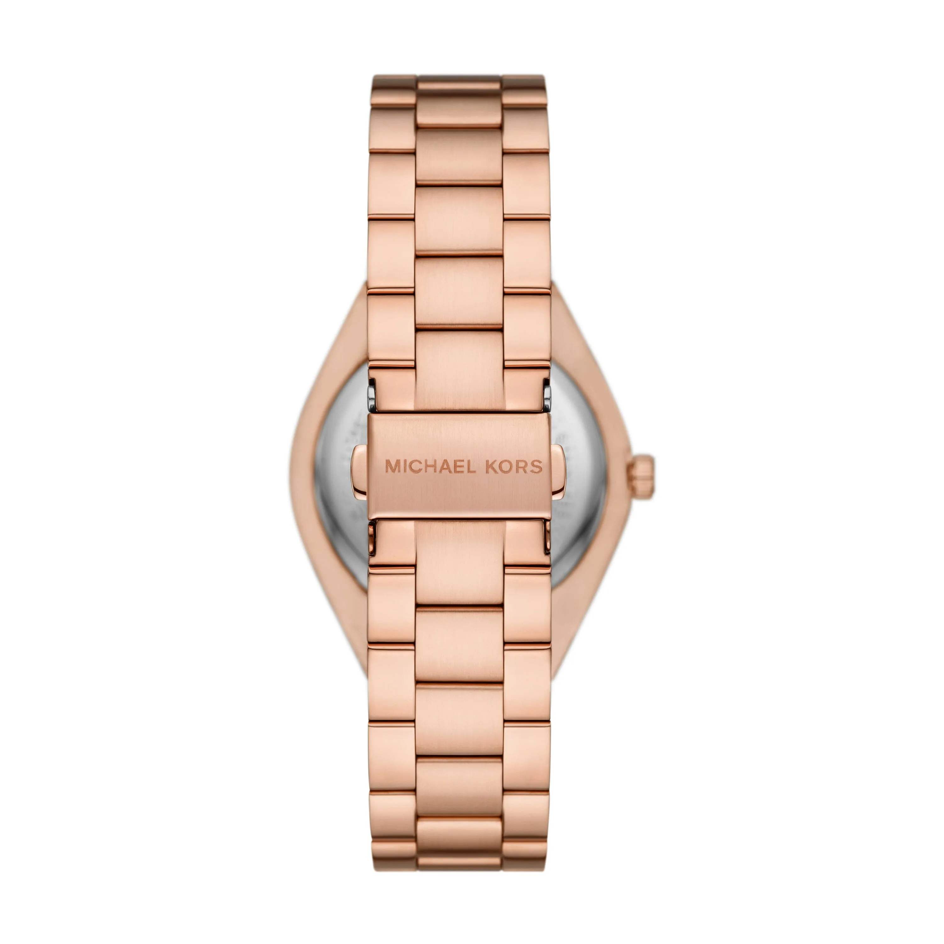 Michael Kors Lennox Three-Hand Rose Gold-Tone Stainless Steel Watch MK7462
